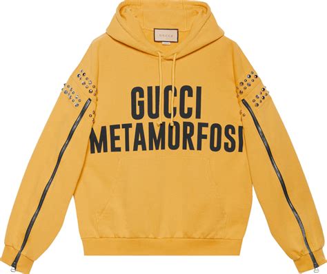 yellow gucci hoodie|Gucci hoodie reflective.